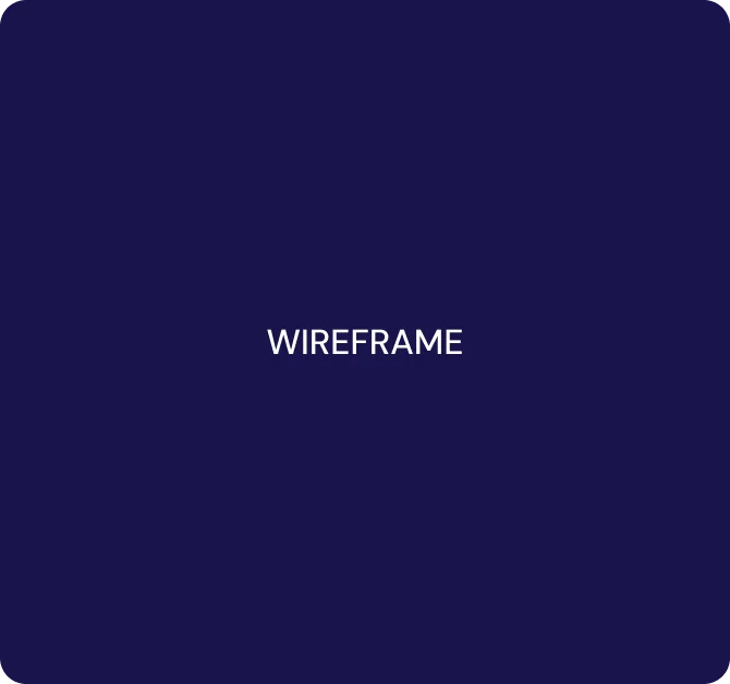 Flashcard front: Wireframe